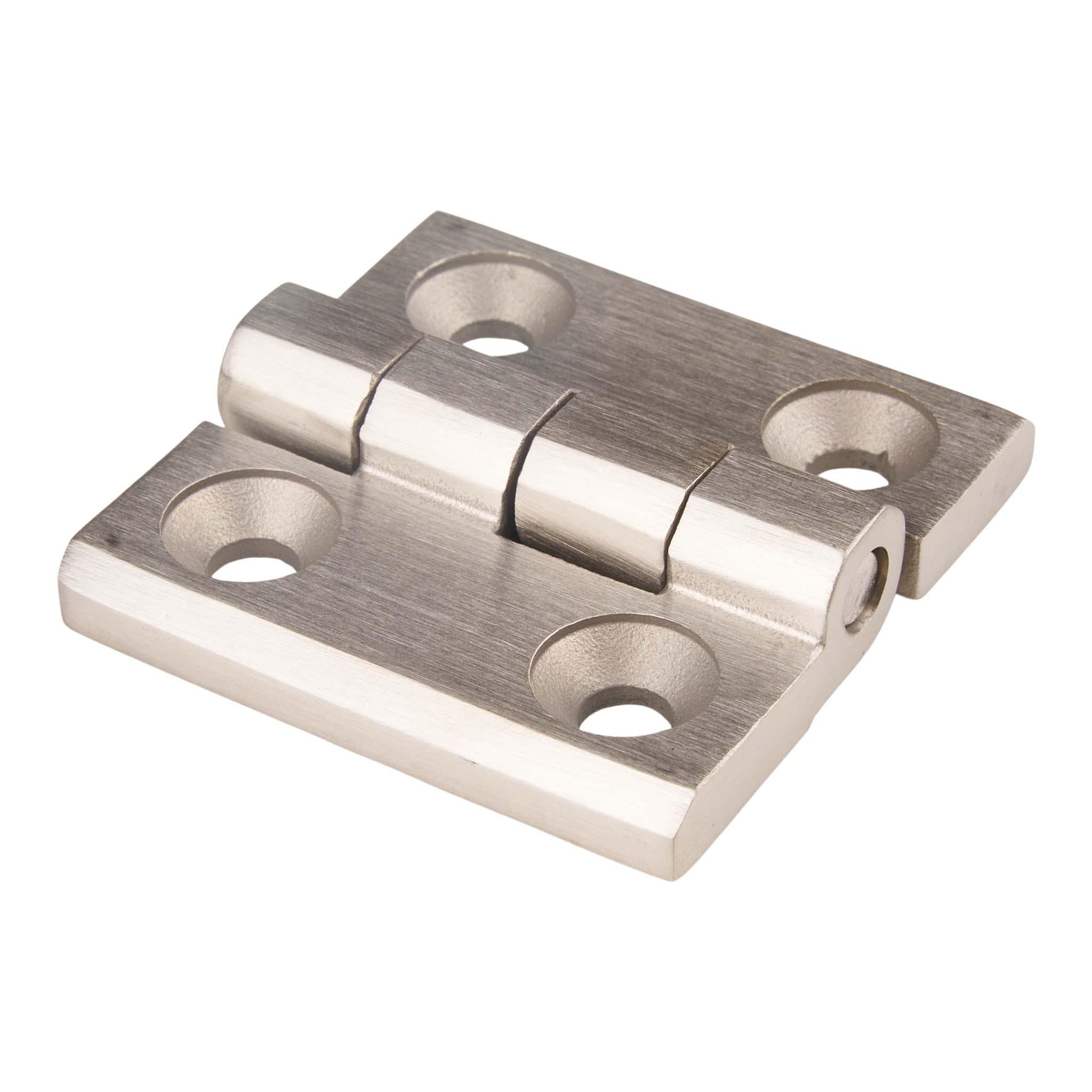 angled view of tire shine hinge